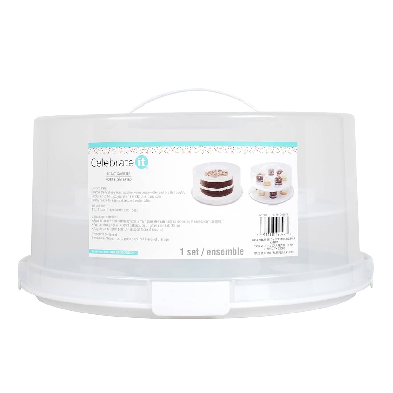 6 Pack: 2 Tier Treat Carrier by Celebrate It&#x2122;